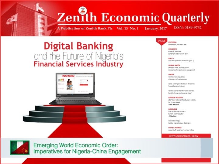 Zenith Economic Quarterly Vol.13 No.1 April, 2017